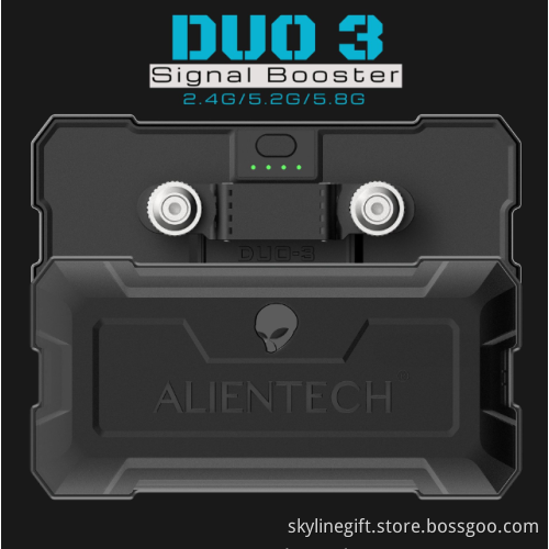 ALIENTECH DUO 3 Antenna Signal Booster Range Extender for DJI / Autel / FPV Drones RC with Coaxial Cables